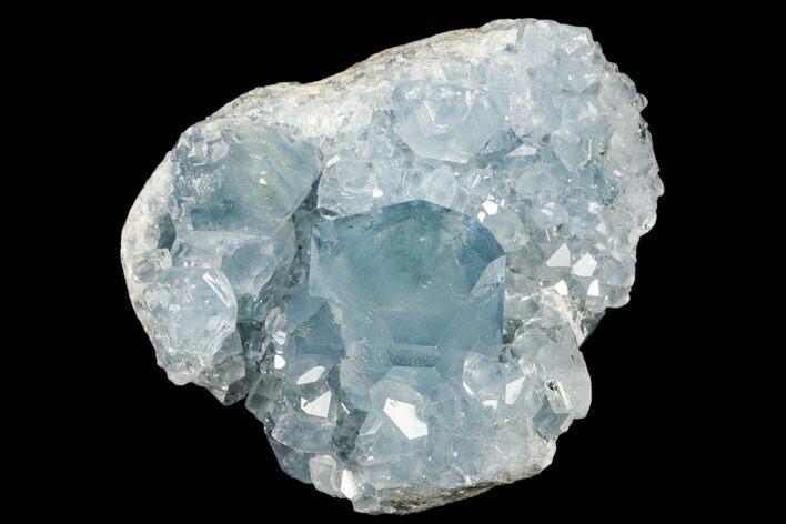 Sparkly Celestine (Celestite) Crystal Cluster - Madagascar #184389